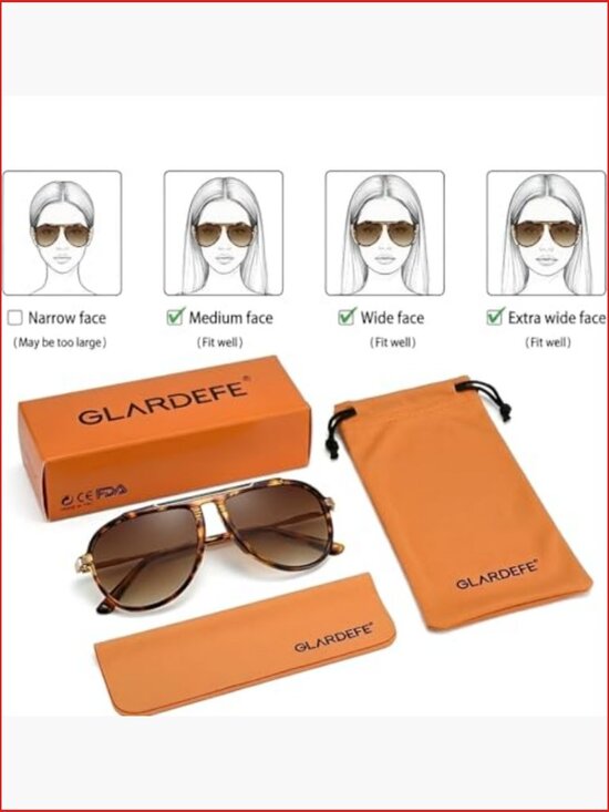 Oversized Square Aviator Sunglasses - Retro 70s Gold Metal Shades UV Protection main image 6